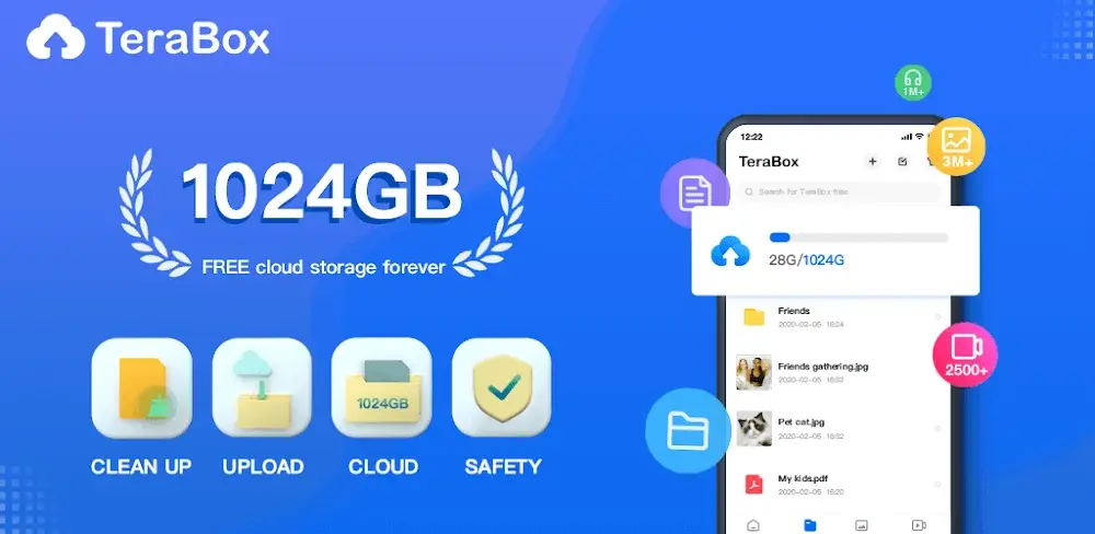 Terabox Cloud Storage Space