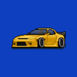 pixel car racer